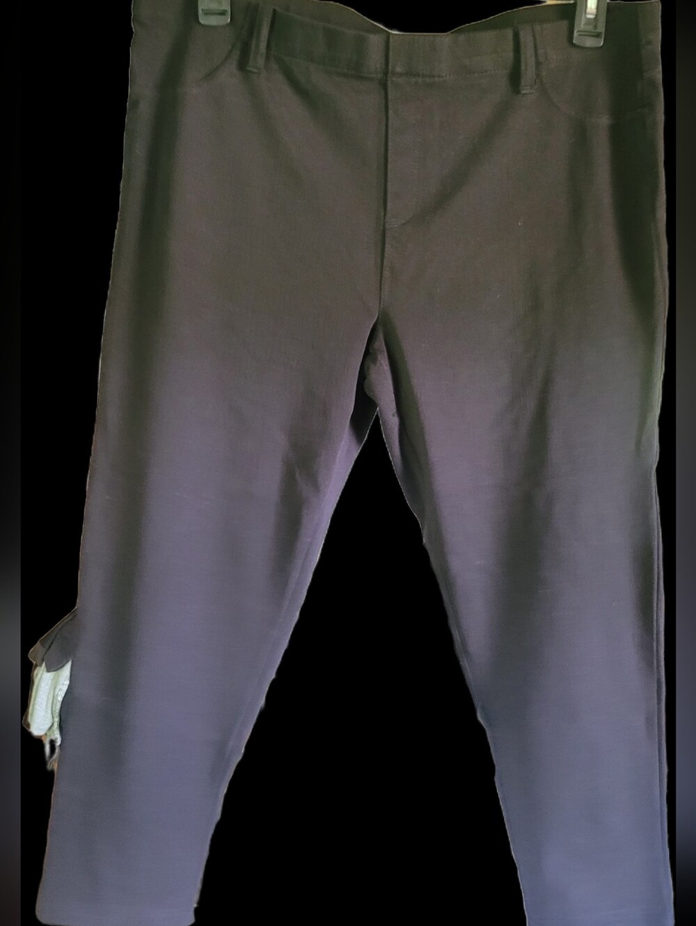 Serra Women's Capris Black With Back Pockets Size Xl